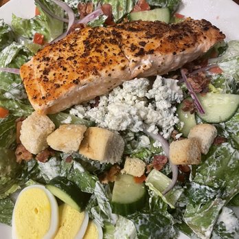 Brew Link Brewing - Blackened salmon Caesar salad. - Brewpubs Near Me - Indianapolis, Indiana Brew Link Brewing - Blackened salmon Caesar salad. - Brewpubs Near Me - Indianapolis, Indiana