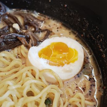 Shibuya Ramen - A soft-boiled egg in ramen - Ramen Near Me - Marietta, Georgia Shibuya Ramen - A soft-boiled egg in ramen - Ramen Near Me - Marietta, Georgia