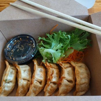 Zukku - Pan fried pork gyoza - Sushi Bars Near Me - Charlotte, North Carolina Zukku - Pan fried pork gyoza - Sushi Bars Near Me - Charlotte, North Carolina