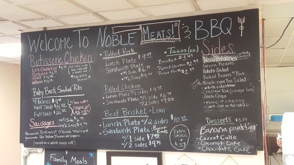 Menu photo 2 Noble Meats & Eatery Spring Lake, NC Menu photo 2 Noble Meats & Eatery Spring Lake, NC