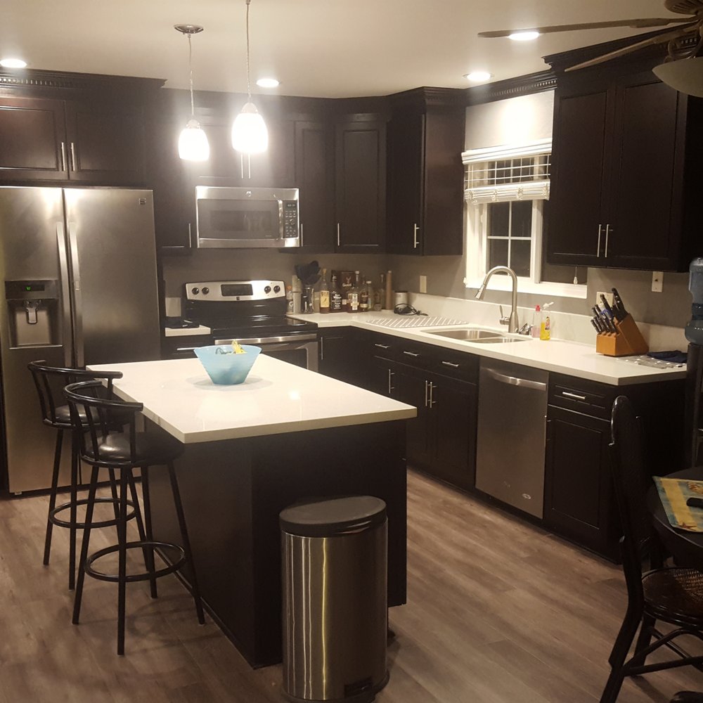 Antonio installed Kitchen and Flooring