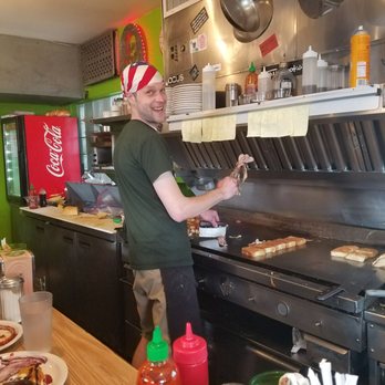 Golden Harvest - Tom's tossing around his bacon haha - Breakfast & Brunch Near Me - Lansing, Michigan Golden Harvest - Tom's tossing around his bacon haha - Breakfast & Brunch Near Me - Lansing, Michigan
