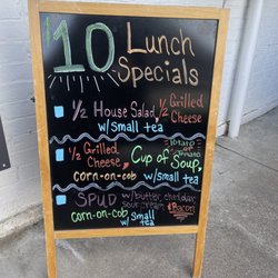 Your Mom's Soups Salads and Spuds - Lunch Specials available everyday 11a-3pm!