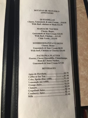 Menu photo 8 Mexico Lindo Pleasanton, CA Menu photo 8 Mexico Lindo Pleasanton, CA