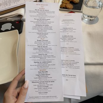 Le Ciel de Paris - menu of september 22 - French Near Me - Paris, 01 Le Ciel de Paris - menu of september 22 - French Near Me - Paris, 01