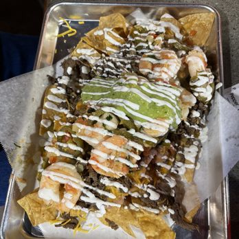 Sonora Grill - Surf and turf nachos. - Mexican Near Me - Moreno Valley, California
