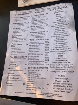Menu photo 8 The Broken Blender Anchorage, AK
