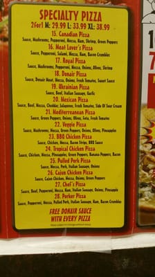 Menu photo 3 Chef's Pizza & Donair Morinville, AB Menu photo 3 Chef's Pizza & Donair Morinville, AB