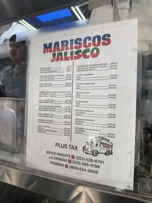 Menu photo 1 Mariscos Jalisco Los Angeles, CA Menu photo 1 Mariscos Jalisco Los Angeles, CA