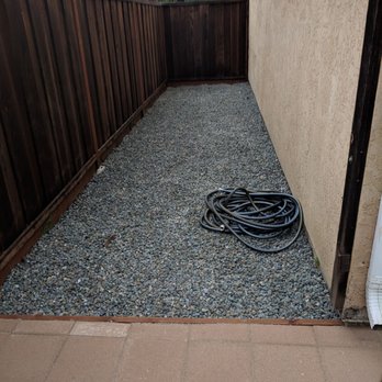 Ramos Landscaping - Rocks with concrete pavers - Landscaping Near Me