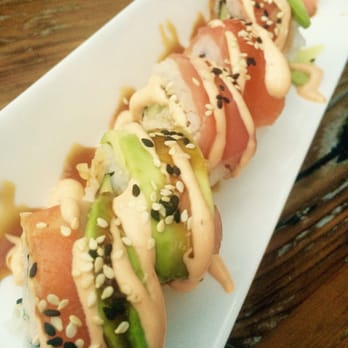 JOEY Lansdowne - A lovely dish to share: the rainbow roll. - Canadian (New) Near Me - Ottawa, Ontario