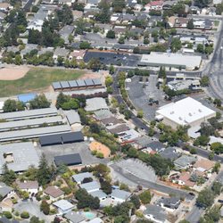 Roosevelt Elementary School - As seen from the air as I was flying by in our helicopter