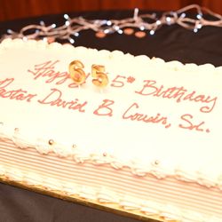 DOC D's Southern Desserts - Red Velvet Sheet Cake that fed over 100 people.