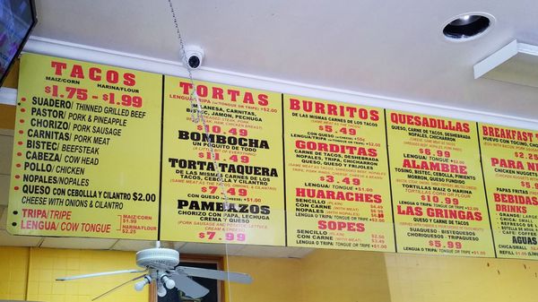 Menu photo 5 Tacos La Banqueta Fort Worth, TX