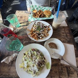 Caesar salad. Sausage patty. Loaded Fries. The Fix Griddle with Breakfast Potatoes and a side of cheese. Caesar salad. Sausage patty. Loaded Fries. The Fix Griddle with Breakfast Potatoes and a side of cheese.