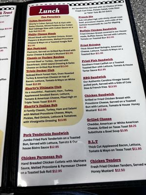 Menu photo 1 Shorty’s Diner Westport St. Louis, MO Menu photo 1 Shorty’s Diner Westport St. Louis, MO