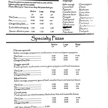 Chicago's Pizza - Italian Near Me - Demorest, Georgia Chicago's Pizza - Italian Near Me - Demorest, Georgia