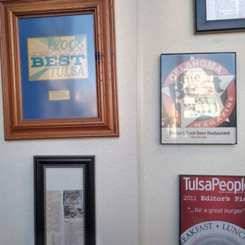 Weber's Superior Root Beer - ..more awards. - Burgers Near Me - Tulsa, Oklahoma