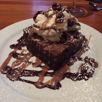 Cover 3 - Brownie dessert! Definitely more than enough for 3 people. :) - New American Near Me - Austin, Texas