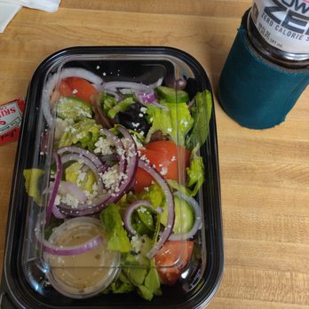 Pita Jungle - You can see the sides of this "shallow" dish and even the black bottom. That is how pathetic this salad was. - Mediterranean Near Me - Mesa, Arizona Pita Jungle - You can see the sides of this "shallow" dish and even the black bottom. That is how pathetic this salad was. - Mediterranean Near Me - Mesa, Arizona