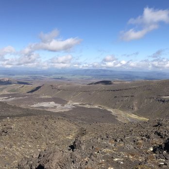 Tongariro Alpine Crossing - View from the first ascent - Climbing Near Me
