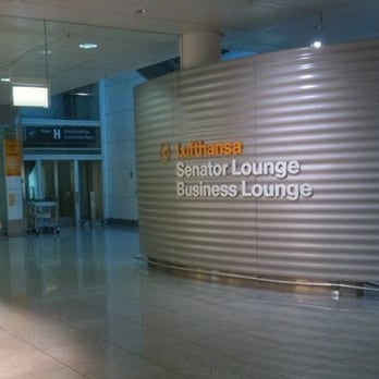 Lufthansa Business Lounge Schengen - Here's the sign - Airport Lounges Near Me - Munich, BY