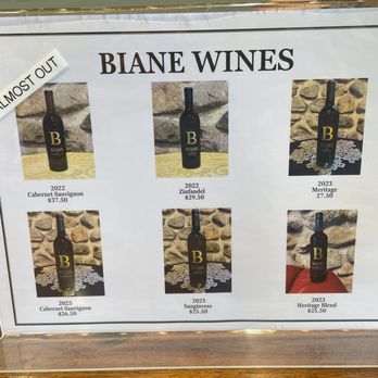 Biane Winery - Tasting menu side 2 (as of our 4/12/25 visit) - Wineries Near Me - Rancho Cucamonga, California Biane Winery - Tasting menu side 2 (as of our 4/12/25 visit) - Wineries Near Me - Rancho Cucamonga, California