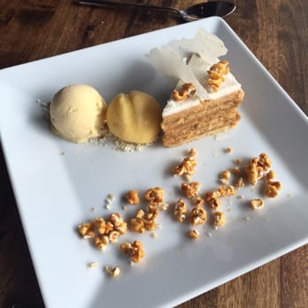 Dirt Candy - Corn cake with popcorn ice cream was good but the sorbet had no flavor - Vegetarian Near Me - New York, New York Dirt Candy - Corn cake with popcorn ice cream was good but the sorbet had no flavor - Vegetarian Near Me - New York, New York