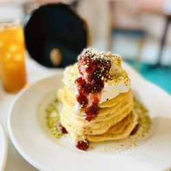 Motel Restaurant - Champagne pancakes! Magical!