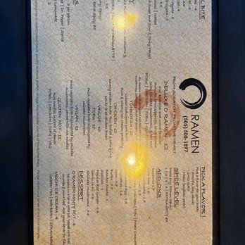 O Ramen and Curry House - Menu - Ramen Near Me - Albuquerque, New Mexico