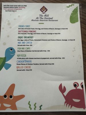 Menu photo 2 The Mill at The Kasteel Oak Harbor, WA