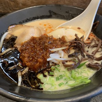 Ippudo Berkeley - Karaka spicy with poached egg - Ramen Near Me - Berkeley, California