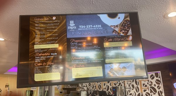 Menu photo 3 Finjan Cafe Garden City, MI