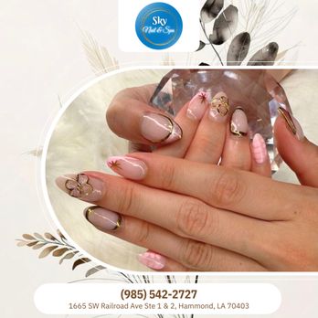 Sky Nails & Spa - Touch of Magic on Every Finger
Let your nails cast their charm.
Reserve your spot today! - Nail Salons Near Me - Hammond, Louisiana Sky Nails & Spa - Touch of Magic on Every Finger
Let your nails cast their charm.
Reserve your spot today! - Nail Salons Near Me - Hammond, Louisiana