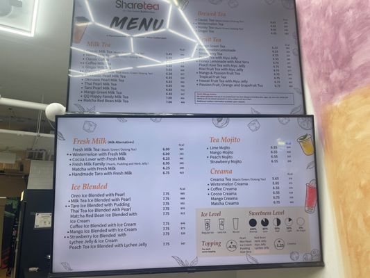 Menu photo 7 Sharetea San Diego, CA
