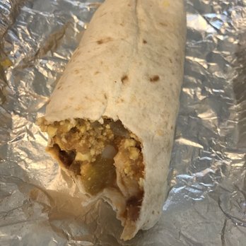Yareth's - Bacon, egg, potato and cheese breakfast burrito - Mexican Near Me - Denver, Colorado