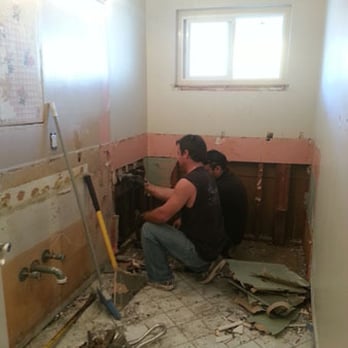 Maximum Construction - Hall bath remod. in progress, day 1B - General Contractors Near Me - San Jose, California