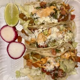 3 Fish Taco Special Fried Fish