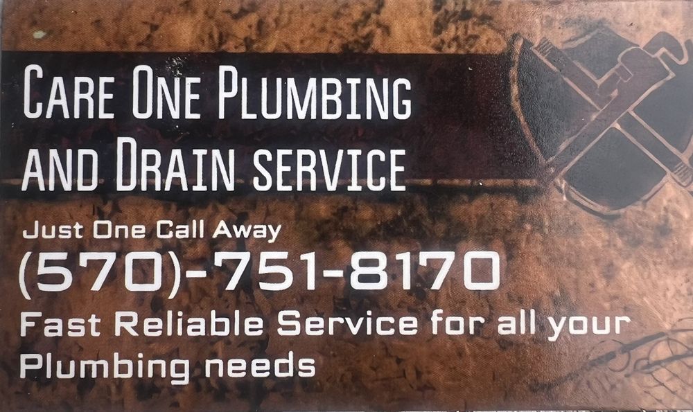 Slide of Care One Plumbing and Drain Serv