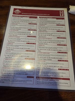 Menu photo 3 Great Basin Brewing Co. - Reno Reno, NV Menu photo 3 Great Basin Brewing Co. - Reno Reno, NV