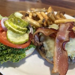 Bluebird Cafe - Krakatoa burger and fries