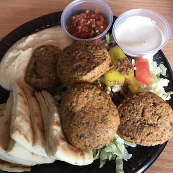 Taza Grill - Falafel platter - Mediterranean Near Me - Raleigh, North Carolina Taza Grill - Falafel platter - Mediterranean Near Me - Raleigh, North Carolina