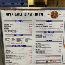 Golden Pizza and Wings - Menu new prices