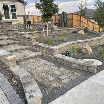 Creative Gardens - Glorious welcoming staircase - Landscaping Near Me - Sparks, Nevada