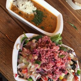 Loved my curry vegan soup and salad!