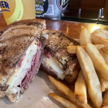 Crystal Beer Parlor - Pastrami Reuben with FRENCH FRIES - Southern Near Me - Savannah, Georgia Crystal Beer Parlor - Pastrami Reuben with FRENCH FRIES - Southern Near Me - Savannah, Georgia