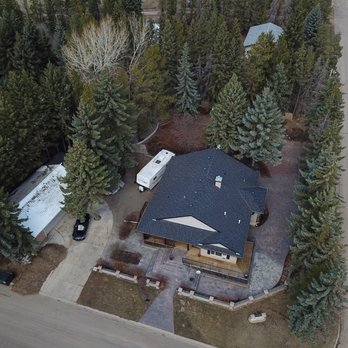 Pillars of Earth Construction - Aerial of property before work was done - Landscape Architects or Designers Near Me