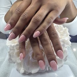 full set gel acrylic with an almond shape shade 884 full set gel acrylic with an almond shape shade 884