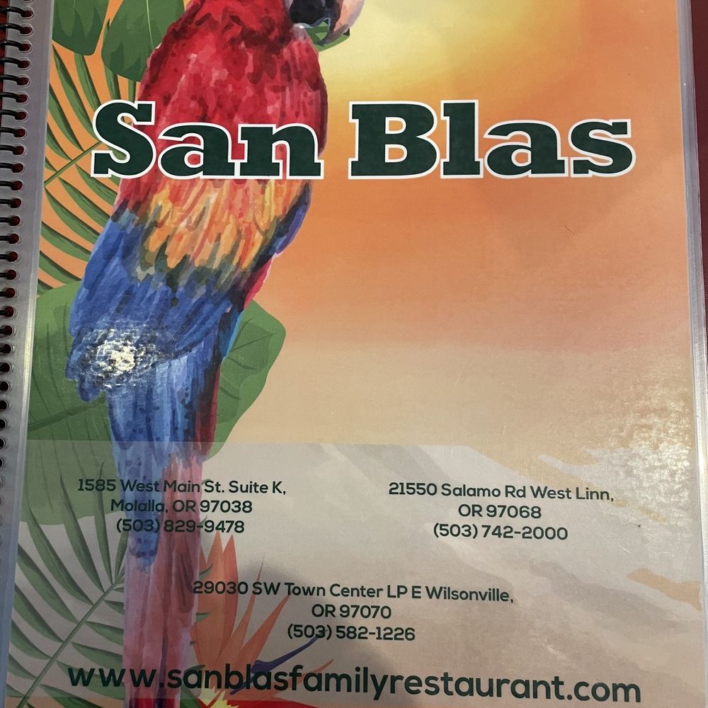 Menu front Menu front