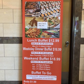 Asia Buffet - New buffet price (as of 2021/05/06 - Chinese Near Me - Panorama City, California Asia Buffet - New buffet price (as of 2021/05/06 - Chinese Near Me - Panorama City, California